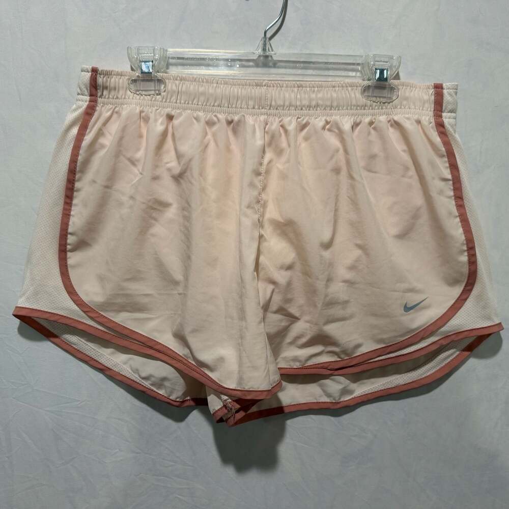 Nike Women's Dri-FIT Tempo Running Shorts - Peach/Light Pink - XL